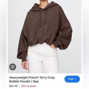 GAP bubble hem hoodie S